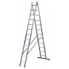 "DUBILO" LÉTRAFOKOS TÖBBCÉLÚ LÉTRA, KÉTTAGÚ 2x12 FOKOS